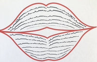 t. Weeyn Kiss My Ass Morse code closeup women's tee