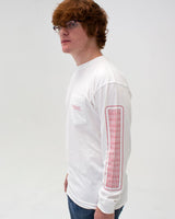 t. Weeyn Heart binary code on sleeve men's shirt side view