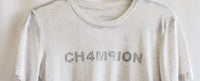 t. Weeyn CHAMPION (CH4M9ION) binary code unisex oatmeal short sleeve t-shirt design
