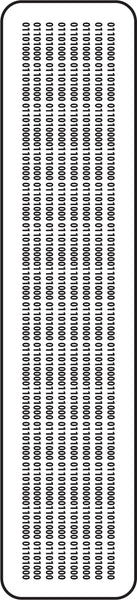 t. Weeyn Heart binary code sleeve black and white unisex design