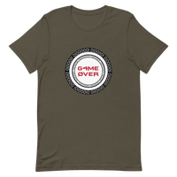 t. Weeyn Game Over binary code women and men's army green tshirts
