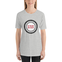 t. Weeyn Game Over binary code women's t shirt front view