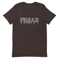 t. Weeyn FREAX Linux inspired with corresponding flowing binary code inside men and women's short sleeve brown shirts