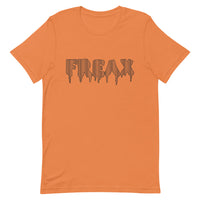 t. Weeyn FREAX Linux inspired with corresponding flowing binary code men and women's orange unisex short sleeve t shirt