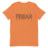 t. Weeyn FREAX Linux inspired with corresponding flowing binary code men and women's orange unisex short sleeve t shirt
