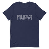 t. Weeyn FREAX Linux inspired with corresponding flowing binary code inside navy men and women's t shirt