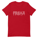 t. Weeyn FREAX Linux inspired with corresponding flowing binary code inside women and men's short sleeve red t-shirts