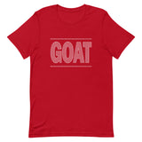 t. Weeyn GOAT binary and ASCII code women's and men's red tee