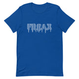 t. Weeyn FREAX Linux inspired with corresponding flowing binary code women and men's short sleeve royal blue t shirt